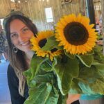 Sunflowers at Palette and Pasture, Frome, Somerset